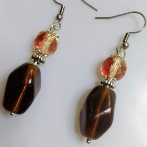 Elegant Beaded Dangle Earrings